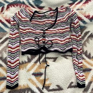 Pacsun Cropped Knitted Sweater - Size Small.